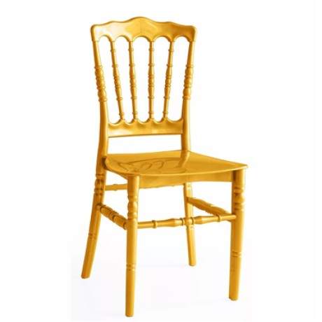 Paris Plastik Napolyon Gold Sandalye