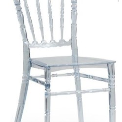 Hilal Şeffaf Transparan Sandalye