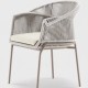 Braided Aluminum Qatar Chair - ktr2022