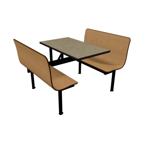 Wooden Cafe Restaurant Group Seating Benches bmk6325