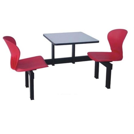 Qırmızı Rəng İki Oturacaqlı Plastik Kafe Restoran Qrup Oturacaq Skamyaları bmk6338 Qırmızı Rəng İki Oturacaqlı Plastik Kafe Restoran Qrup Oturacaq Skamyaları bmk6338