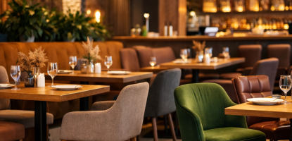 Restoran və Kafelər ün Ξsτul Seçimi Bələdçisi: Davamlılıq, Rahatlıq və Stil