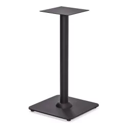 Pied de table en métal à base carrée