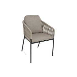 Aluminum mesh cushioned outdoor chair  mtd8218
