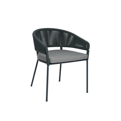 Tragbarer gepolsterter Outdoor-Stuhl aus Metall mtd 8226