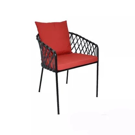 Outdoor-Stuhl aus Metall mit Netzgewebe  mtd8238