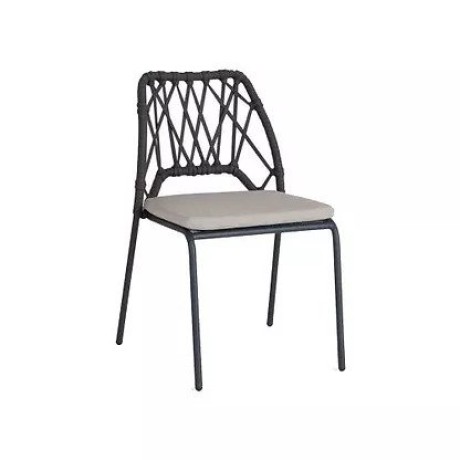 İplə Örgülü Açıq Metal Kreslo mtd8241