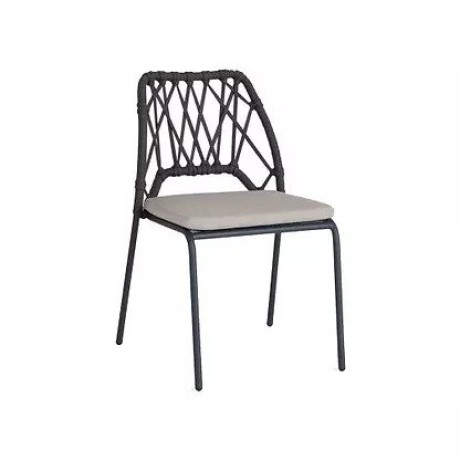 Rope Braided Outdoor Metal Chair mtd8241