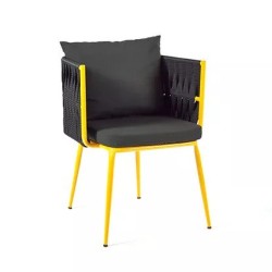 Thick Rope Braided Outdoor Metal Chair  mtd8243 Thick Rope Braided Outdoor Metal Chair  mtd8243