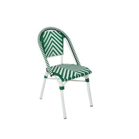 Rattan Straw Weave Outdoor Metal Chair mtd8252