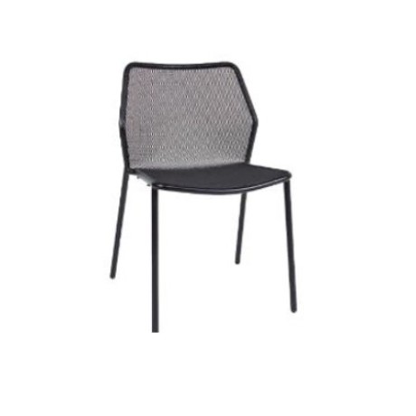 Mesh Detailed Outdoor Metal Chair mtd8256