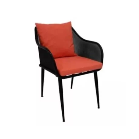 כיסא מתכת חיצוני מרופדת רשת  mtd8264