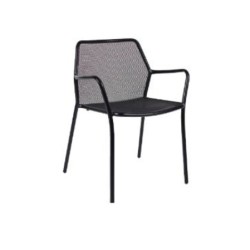Mesh Detailed Outdoor Metal Chair with Arms mtd8255 Mesh Detailed Outdoor Metal Chair with Arms mtd8255
