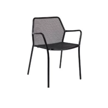 Mesh Detallı Açıq Metal Qollu Kreslo mtd8255