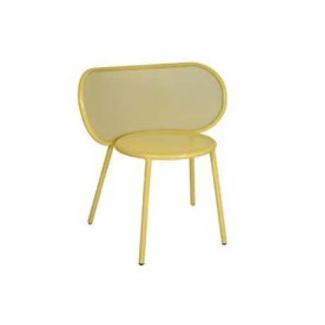 Yellow Metal Outdoor Chair mtd8281