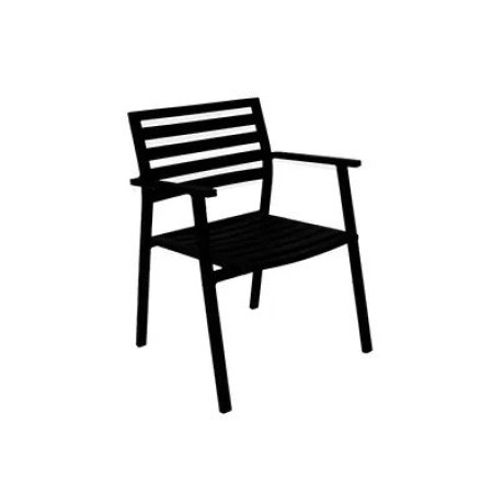 Outdoor Metal Chair With Aluminum Arms mtd8303