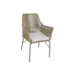 Metal kaplama örgülü dış mekan sandalye  mtd8211
