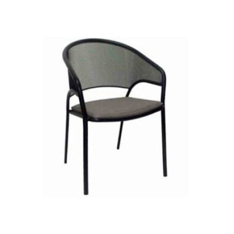 Outdoor-Stuhl aus schwarzem Metall mtd8314 Outdoor-Stuhl aus schwarzem Metall mtd8314