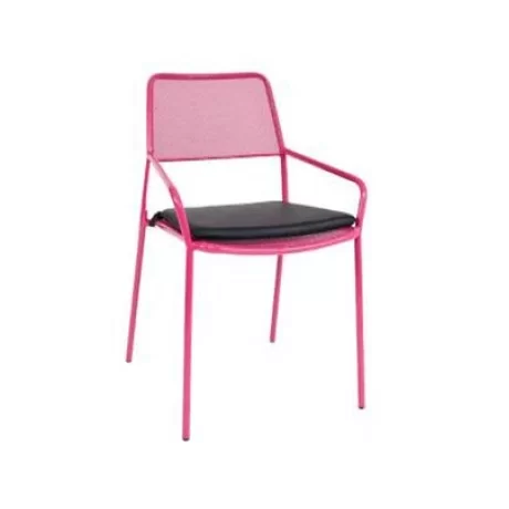 Chaise rose rembourrée portable  mtd8316