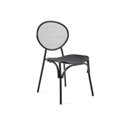 Armless Black Mesh Portable Cushioned Outdoor Metal Chair mtd8334 Armless Black Mesh Portable Cushioned Outdoor Metal Chair mtd8334