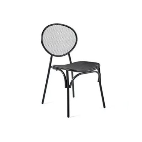 Qolsuz Qara Mesh Portativ Yastıqlı Xarici Metal Kreslo mtd8334 Qolsuz Qara Mesh Portativ Yastıqlı Xarici Metal Kreslo mtd8334