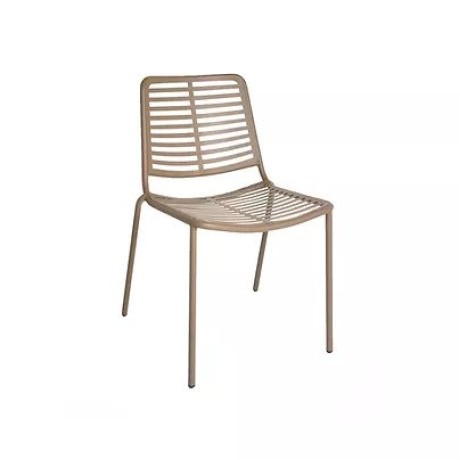 Gold Armless Metal Outdoor Metal Chair mtd8336