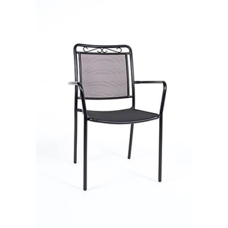 Qara Arxası Mesh Detallı Açıq Metal Qollu Kreslo mtd8340 Qara Arxası Mesh Detallı Açıq Metal Qollu Kreslo mtd8340