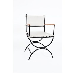 Wooden Arm Metal Cushioned Outdoor Metal Chair  mtd8345 Wooden Arm Metal Cushioned Outdoor Metal Chair  mtd8345
