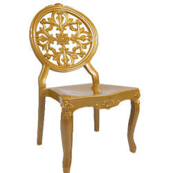 Light Rose Plastic Chair Light Rose Plastic Chair