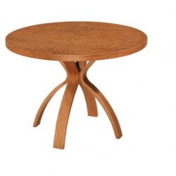 MDF laminant kaplamalı yuvarlak tablalı masa MDF laminant kaplamalı yuvarlak tablalı masa