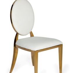 Metal Gümüş Lüks Düğün Sandalyesi mps5952