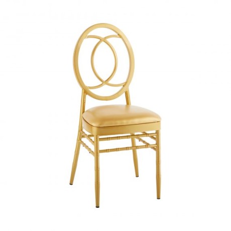 Pirinç Kaplama Dış mekan Paslanmaz Sandalye Altın Renkli  pts6997