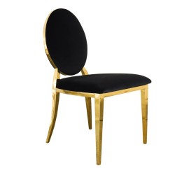 Brass Plated Outdoor Stainless Chair Black Color pts7001 Brass Plated Outdoor Stainless Chair Black Color pts7001