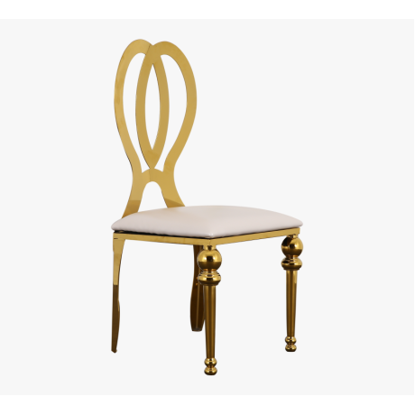 Vermessingter Outdoor-Stuhl aus Edelstahl in Goldfarbe im Set pts7000 Vermessingter Outdoor-Stuhl aus Edelstahl in Goldfarbe im Set pts7000