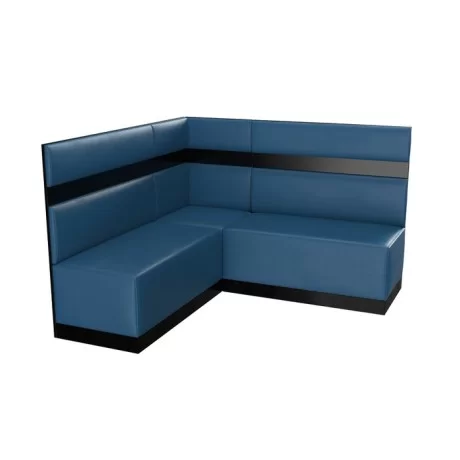 Cafétéria rembourrée en cuir de couleur marron-bleu marine cèdre sed393 Cafétéria rembourrée en cuir de couleur marron-bleu marine cèdre sed393