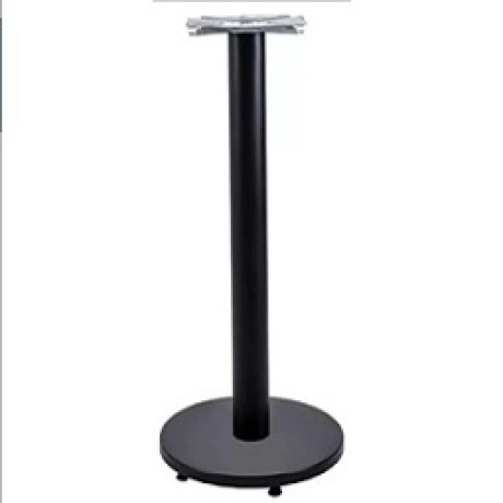 Circular Base Black Stainless Metal Casting Outdoor Metal Table Leg -s-8