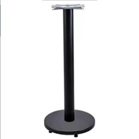 پایه دایره ای مشکی پایه میز فلزی ریخته گری فلز ضد زنگ در فضای باز -sn-8