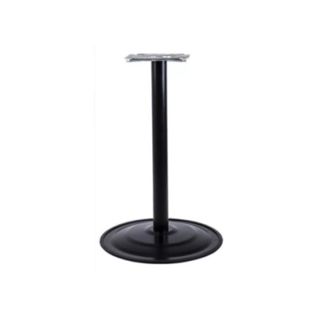 Round Leg Black Stainless Metal Casting Outdoor Metal Table Leg sn-10