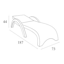 Weißer Kunststoff-Injektions-Rattan-Loungesessel Weißer Kunststoff-Injektions-Rattan-Loungesessel