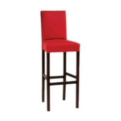 Ahşap Ayaklı Modern Bar Sandalyesi Ahşap Ayaklı Modern Bar Sandalyesi