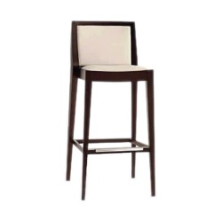 Beige Leather Modern Bar Chair Beige Leather Modern Bar Chair