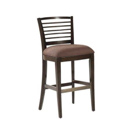 Çıtalı Modern Ahşap Bar Sandalyesi Çıtalı Modern Ahşap Bar Sandalyesi