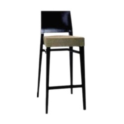 Papel Backed Wooden Bar Chair Papel Backed Wooden Bar Chair