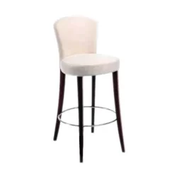 Modern Bar Chair with Curved Back