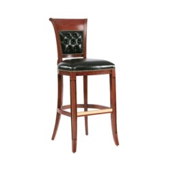 Quilted Black Bar Chair Quilted Black Bar Chair