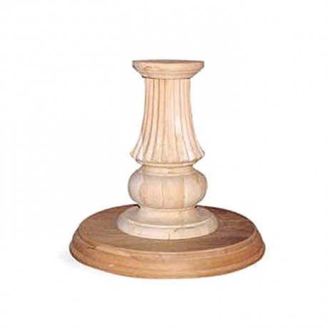 Classic Turned Wooden Table Leg
