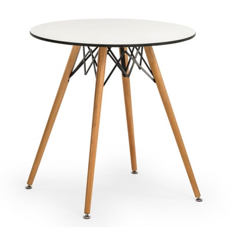 Indoor Beech Retro Leg Round Table