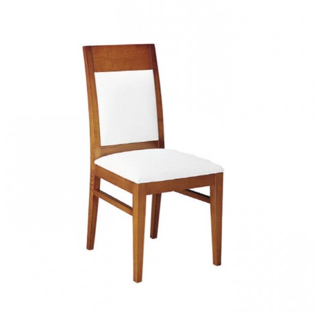 Wooden Colored Modern Cafe Chair