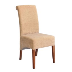 Modern Armchair with Beige Fabric Upholstered Modern Armchair with Beige Fabric Upholstered