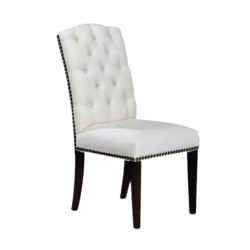 Quilted White Leather Upholstered Hospital Chair Quilted White Leather Upholstered Hospital Chair